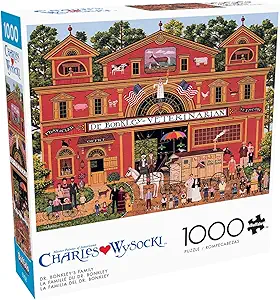 Buffalo Games 1000 Piece Jigsaw Puzzle - Dr. Bonkley's Family