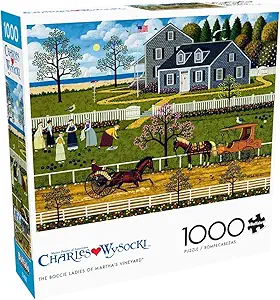Buffalo Games - Charles Wysocki - The Boccie Ladies of Martha's Vineyard - 1000 Piece Jigsaw Puzzle