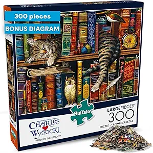 Buffalo Games Frederick The Literate Jigsaw Puzzle