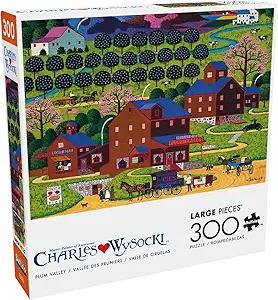 Buffalo Games Plum Valley 300 Piece Jigsaw Puzzle