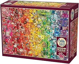 Cobble Hill 2000 Piece Puzzle - Rainbow