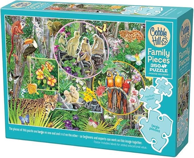 Cobble Hill Family Piece's 350 Puzzle - Rainforest Magic