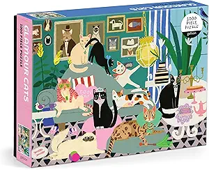 Galison Glamour Cats – 1000 Piece