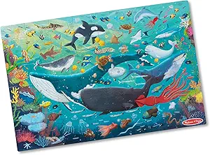 Melissa & Doug Underwater Jumbo Floor Puzzle 48 Piece