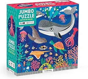 Mudpuppy Depths of The Sea - Jumbo 25 Piece