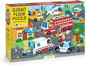 Mudpuppy Rescue Vehicles – 48 Piece