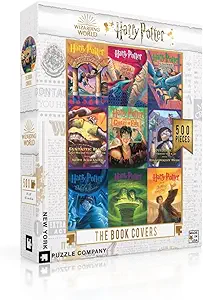 New York Puzzle Company - Harry Potter Book Cover Collage