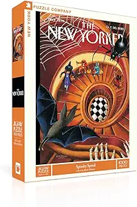 New York Puzzle Company — New Yorker Spooky Spiral 1000-Piece Jigsaw Puzzle