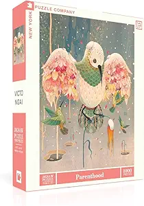 New York Puzzle Company — Victo Ngai Parenthood 1000-Piece Jigsaw Puzzle