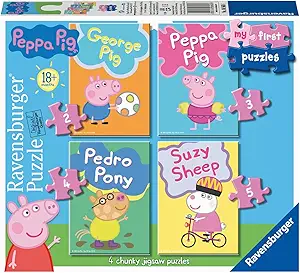 Ravensburger My First Puzzle Peppa Pig 2, 3, 4 & 5 Piece