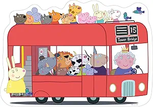 Ravensburger Peppa Pig London Bus 24 Piece Floor Jigsaw Puzzle