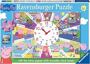 Ravensburger Peppa Pig Tell The Time 60 Piece