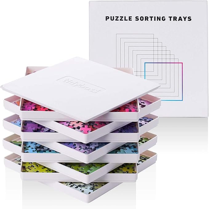 Tidyboss 8 Puzzle Sorting Trays with Lid