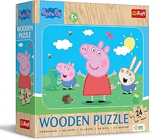 Trefl Wooden Puzzle Meet Cute Peppa 24 Elements