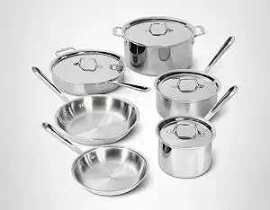 All-Clad D3® Stainless Steel 10-Piece Cookware Set