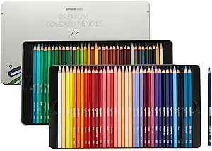 Amazon Basics Colored Pencils — 72 Count