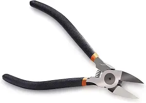 BOENFU Wire Cutter 6 Inch Precision Diagonal Cutting Pliers Side Cutter Anti-Slip