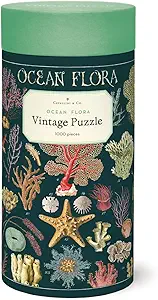Cavallini 1000 Piece Puzzle, Ocean Flora