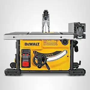 Best Compact Saw: DEWALT 15 Amp 8-1/4 in. Compact Portable Jobsite Table Saw DWE7485