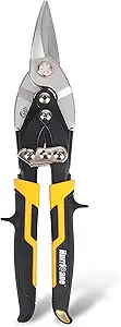 HURRICANE Aviation Tin Snips 10 Inch High Leverage Straight Cut