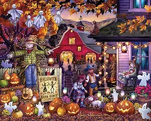 Halloween Barn Dance Jigsaw Puzzle 1000 Piece