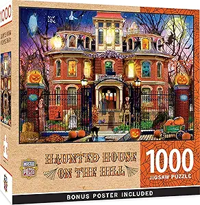 MasterPieces 1000 Piece Halloween Jigsaw Puzzle - Haunted House on The Hill