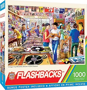 MasterPieces - 1000 Piece Jigsaw Puzzle, Vintage Vinyl Records
