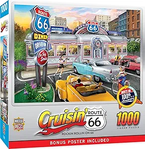 MasterPieces Jigsaw Puzzle 1000 Pieces for Adults - Rockin Rollin on 66