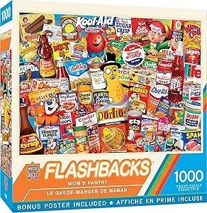 MasterPieces Puzzles 1000 Pieces Mom’s Pantry Collage Jigsaw