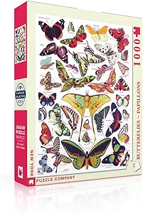 New York Puzzle Company - Vintage Images Butterflies ~ Papillons
