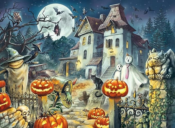 Ravensburger Halloween House 300 XXL Piece Jigsaw Puzzle for Kids