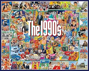 White Mountain 1000 Piece Jigsaw Puzzle 1990s