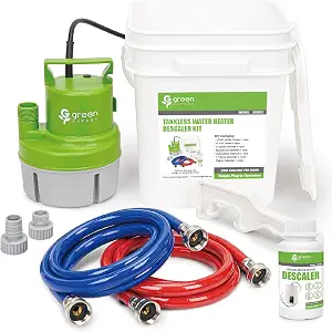 Green Expert Tankless Water Heater Flushing & Descaling Kit