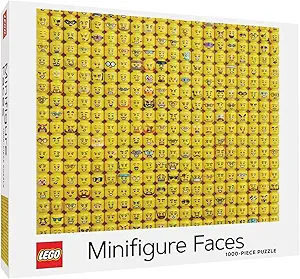 LEGO Minifigure Faces 1000-Piece Jigsaw Puzzle