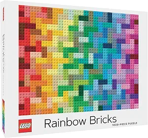 LEGO Rainbow Bricks 1000-Piece Jigsaw Puzzle