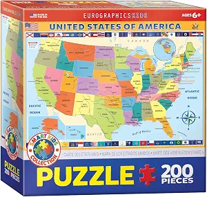 Map of America 200 Piece