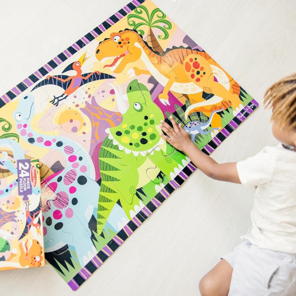 Melissa & Doug Dinosaur Dawn Jumbo Floor Puzzle