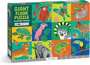 Mudpuppy Rainforest Friends 48 Piece