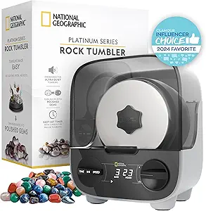 National Geographic Platinum Series Ultra Quiet Rock Polisher Kit