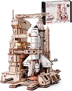 ROBOTIME 3D Space Shuttle Wooden Puzzle