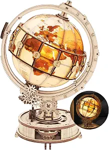ROKR Illuminated Globe 3D Wooden Puzzles