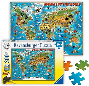 Ravensburger Animals of the World – 300 Piece Jigsaw Puzzle