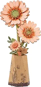 Rowood 3D Puzzles Orange Gerbera Daisy