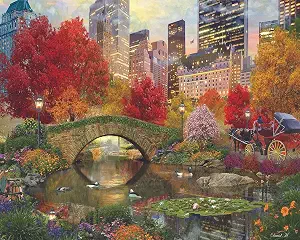 Springbok 1500 Piece Jigsaw Puzzle Central Park Paradise