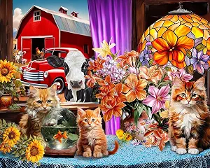 Springbok Farmhouse View 1500 Piece Jigsaw Puzzle