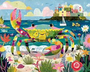 Springbok Seaside Colorful Crab 500 Piece