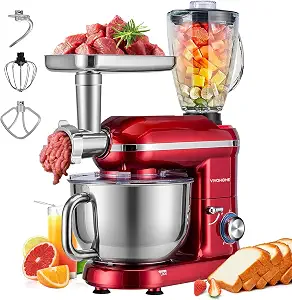 VIVOHOME 3-in-1 Stand Mixer, 6 Quart