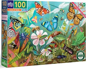eeBoo Love of Bugs Children's Puzzle Insect Themed