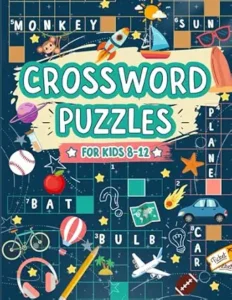 Activity Bandits Crossword Puzzles For Kids 8-12