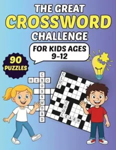 BrainTrap Publishing The GREAT Crossword Challenge for Kids Ages 9-12